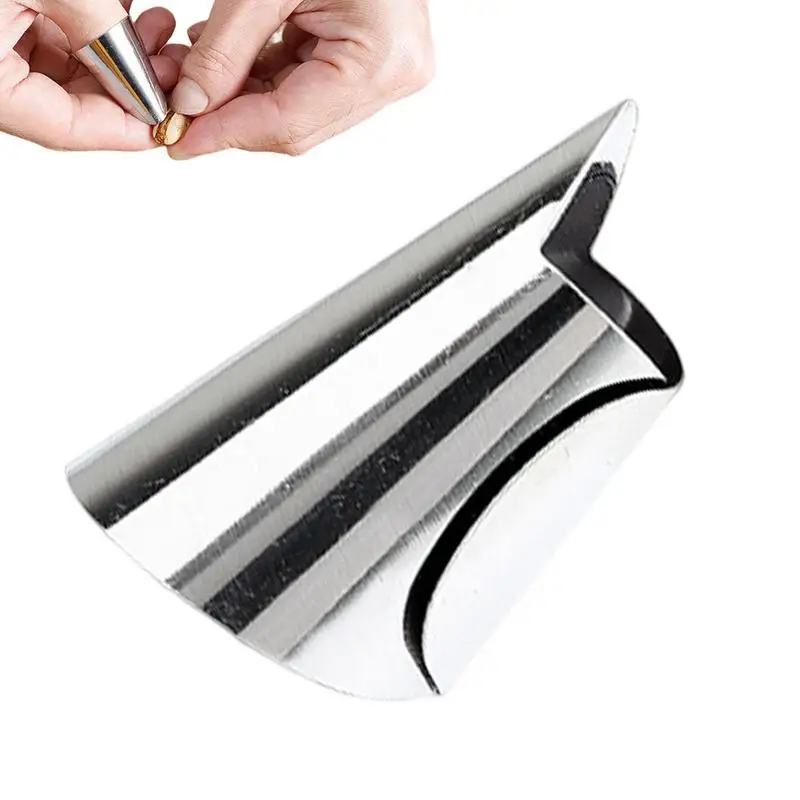 Pea Sheller Stainless Steel Peeling Tool Peas Armorsheller Durable Kitchen Tool Fingure Protector Gadget For Safe Beans Nuts And