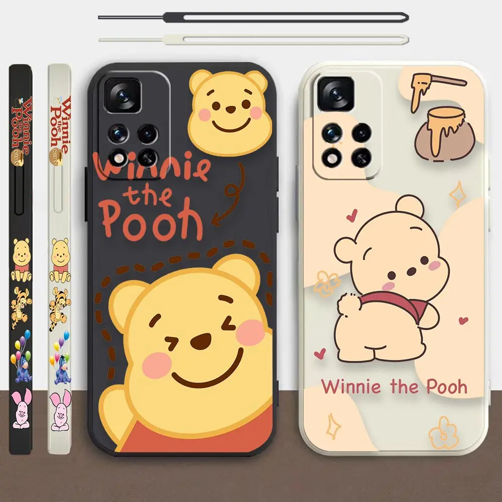 

Winnie The Pooh Cute Winnie Cartoon Case For Redmi Note 11 11T 11S 10 10T 10S 9 9T 9S 8 7 7S 6 5 4 4X Pro Max Lite 4G 5G Cover