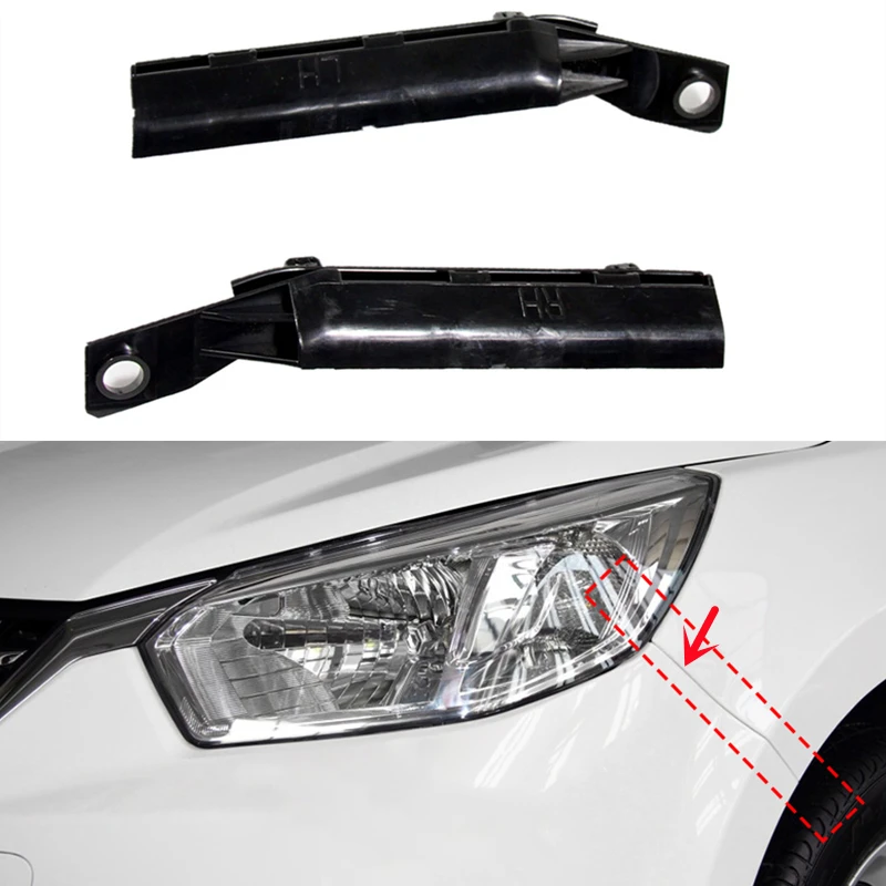 

Front Left Right Bumper Bracket Fasteners Support Holder Retainer Clips For NISSAN TIIDA C11 2004-2011