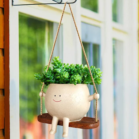 Раздвижной горшок, плантатор с вертикальной планкой, необычная настенная подвесная головка, многофункциональный домашний сад