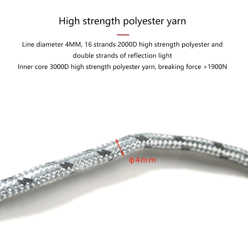 Набор направляющих веревок для кемпинга веревочный шнур палатки прочная