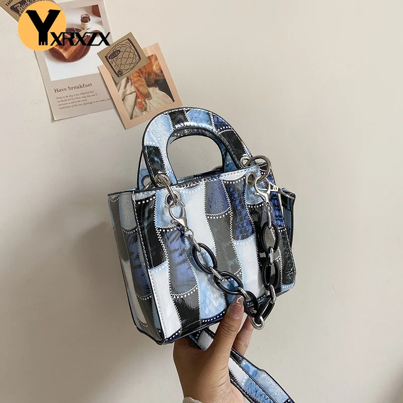 

Роскошные брендовые сумочки для женщин, миниатюрная сумка через плечо с бамбуковым принтом, модный дизайнерский тоут и кошельки из искусст...