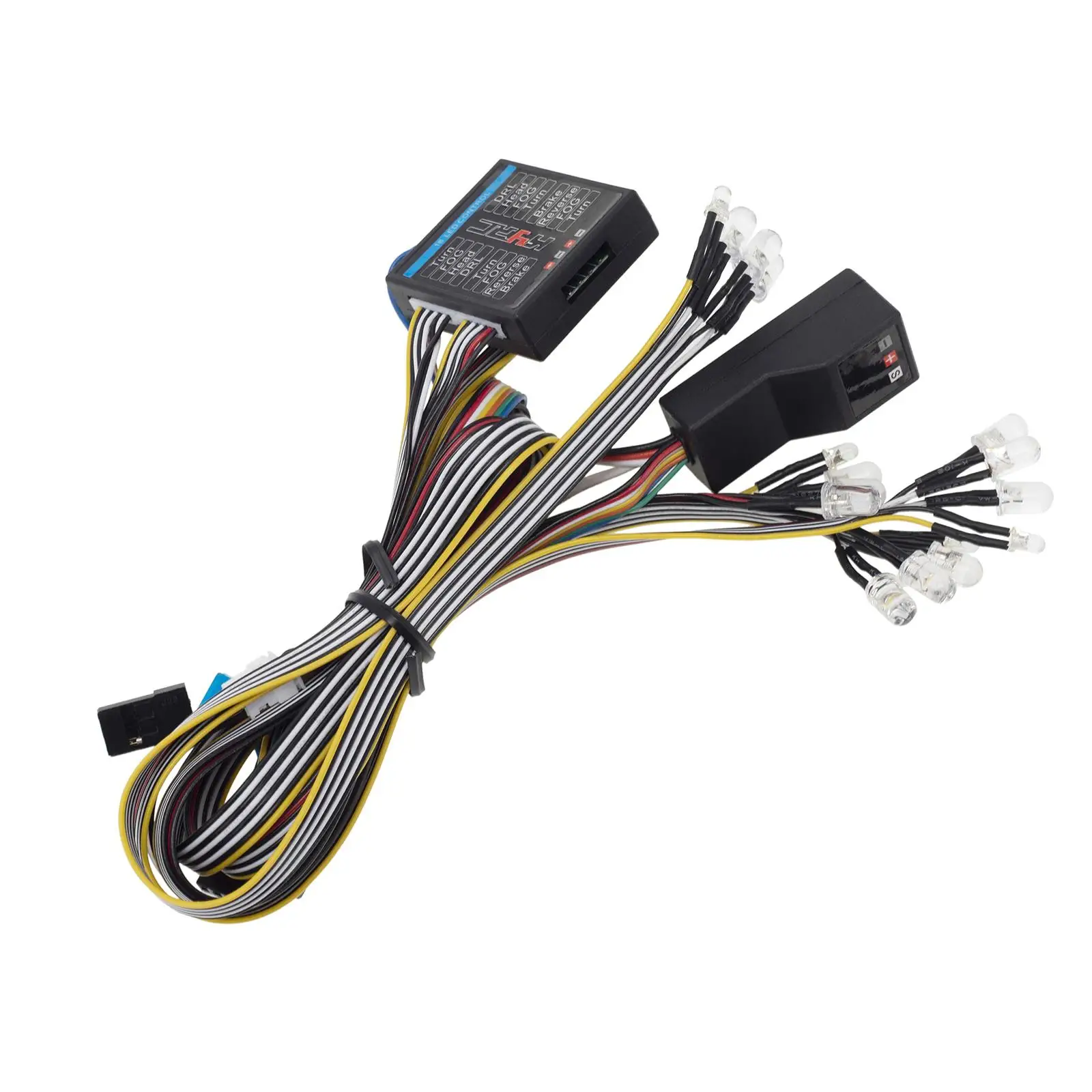 

RC Car Light Kit, 14 LED RC Lighting System Simulation Flashing Lights for 1/10 1/8 RC Car / Truck / Crawler