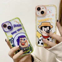 disney toy story animation buzz lightyear phone case for iphone 13 11 12 pro max mini xs xr x 8 7 plus se back cover