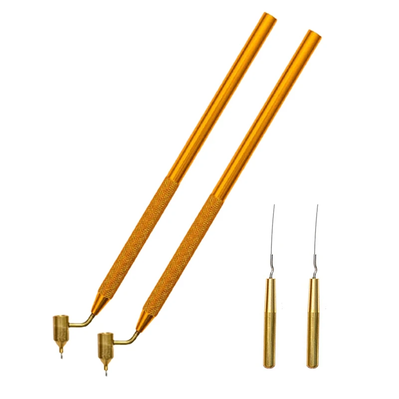 

2Pcs Retro Fluid Writer Pen Precision Paint Gold Paint Pen Paint Touchup Tool for Rock Chips Scratch Repair