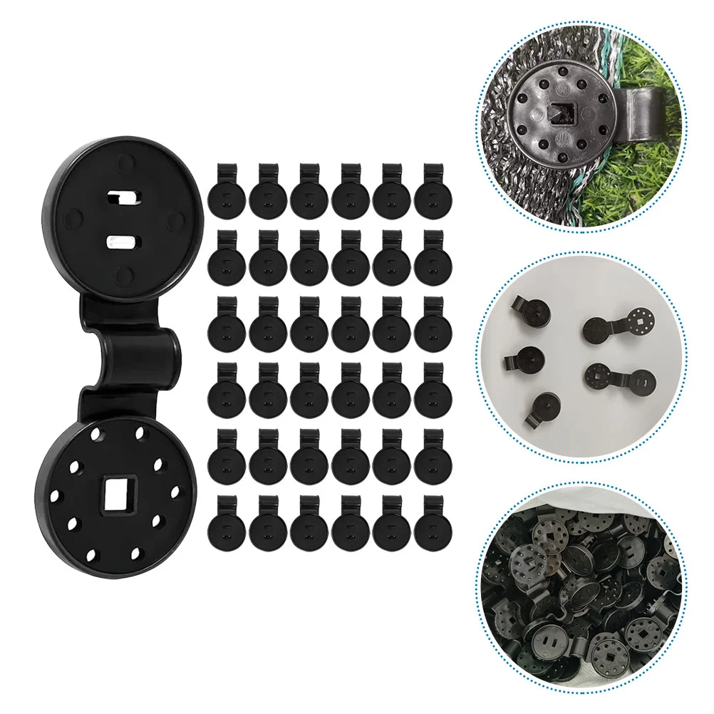 100 шт. зажим для абажурной сетки крепежные зажимы садовой сверхпрочная