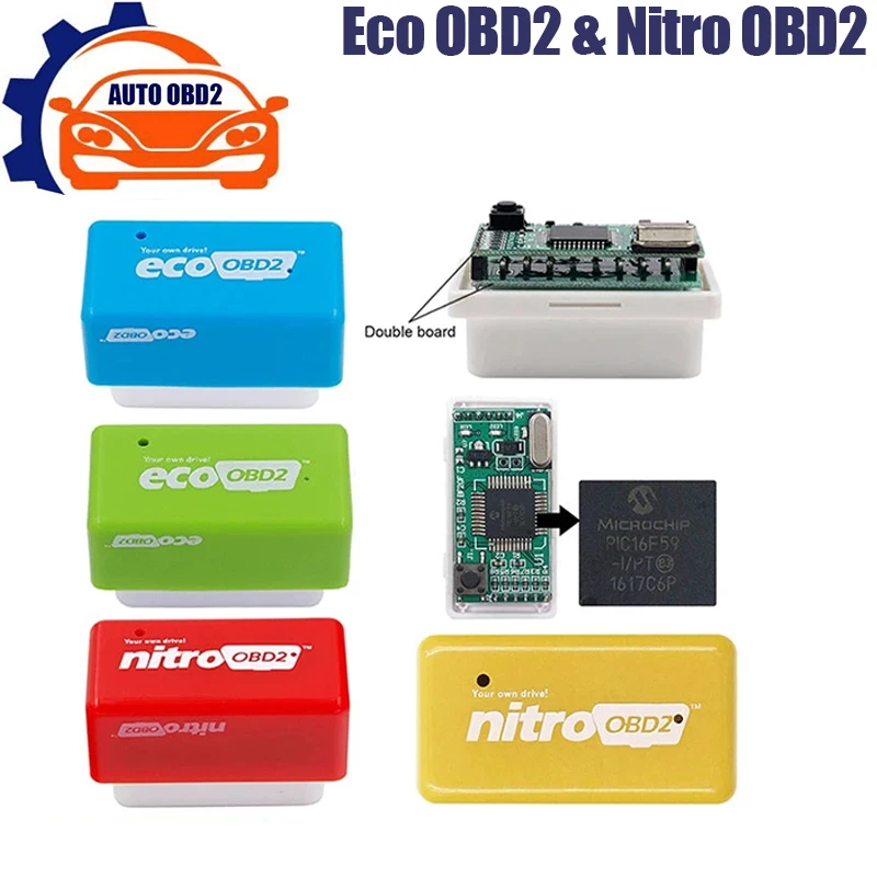 Nitro ECO OBD2 чип тюнинг коробка больше мощности крутящий момент для бензина