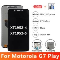 5 7inches original lcd for motorola moto g7 playdisplay touch screen digitizer assembly for moto xt1952 %c2%a0replacement lcd