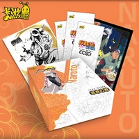 naruto edition anime figures hero card uzumaki uchiha sasuke character card collection bronzing barrage flash cards boy gifts