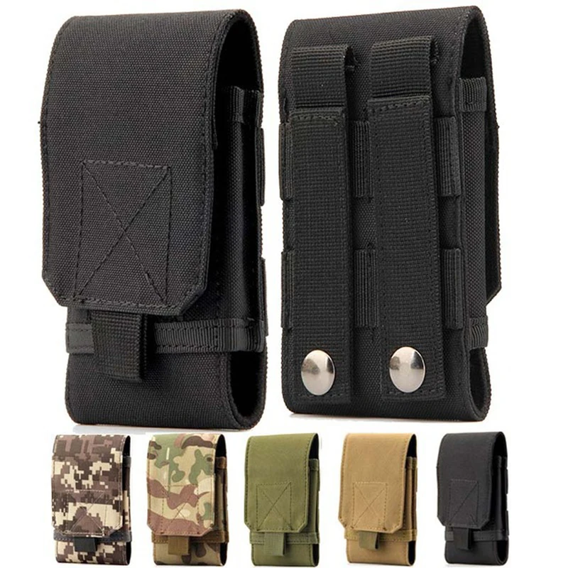 

Belt Smartphone Pouch Holster Samsung Xiaomi For Tactical Huawei Military Nokia Universal Army Case Waist Bag Phone Nylon Iphone