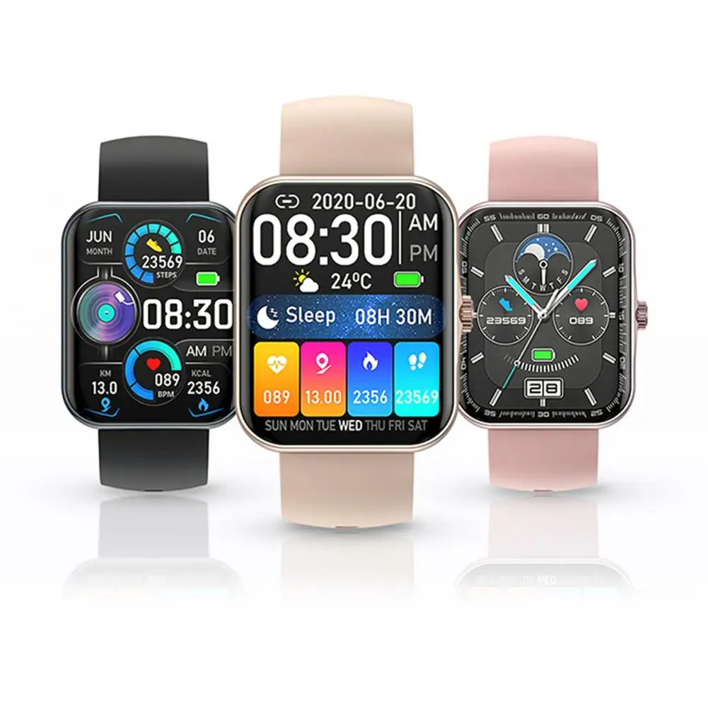 

Мужские и женские умные часы с функцией Bluetooth, умные часы с монитором сердечного ритма, спортивный фитнес-браслет, часы на заказ, Беспроводная зарядка лица
