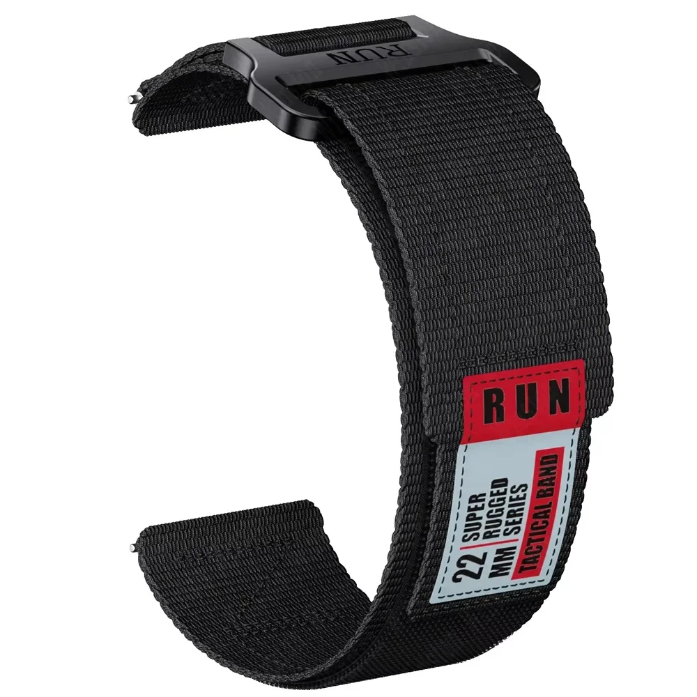 Фото Ремешок для часов 22 мм для Amazfit Bip 6, нейлоновый браслет для Amazfit Bip 5/Bip5 Unity/Balance/Cheetah, круглые ремешки Amazfit GTR 3 4 №3