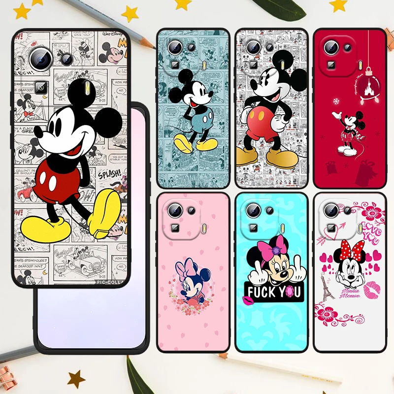 

Mickey Minnie Mouse Art For Xiaomi Mi 12 12X 11T 11 11i 10i 10T 10S Note 10 9T 9 SE Lite Ultra Pro 5G Black Capa Phone Case
