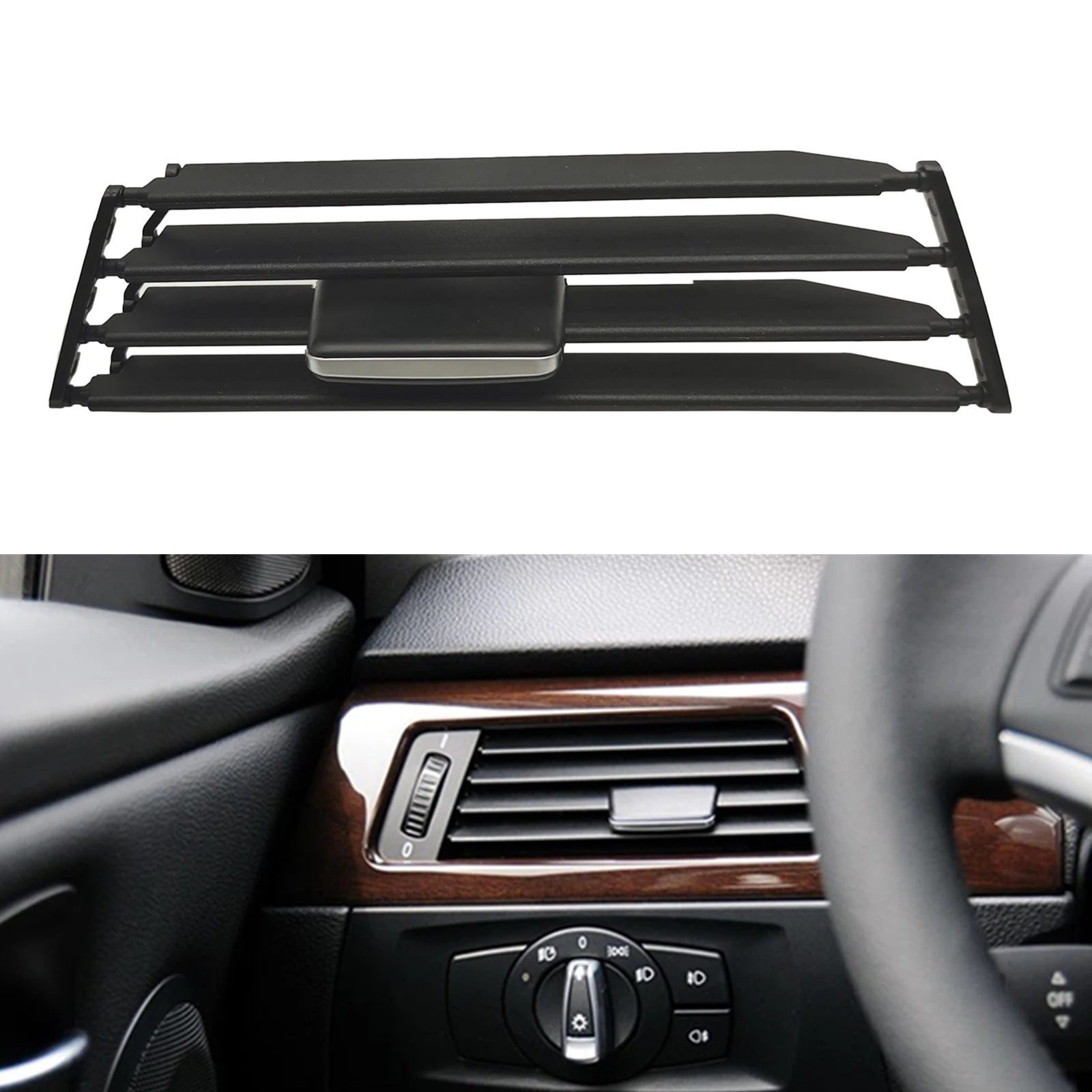 

For BMW E90 E91 E92 E93 3-Series M3 2005-2012 Right/Left Conditioning Duct Grill Trim Car Front Side A/C Air Vent Grille Outlet