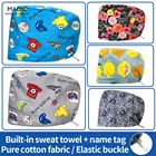 Хирургическая шапочка унисекс для ухода за домашними животными, докторская шапочка, медсестра с мультяшным принтом, чистый хлопок для доктора, стоматологической клиники, рабочая шапочка с полотенцем от пота