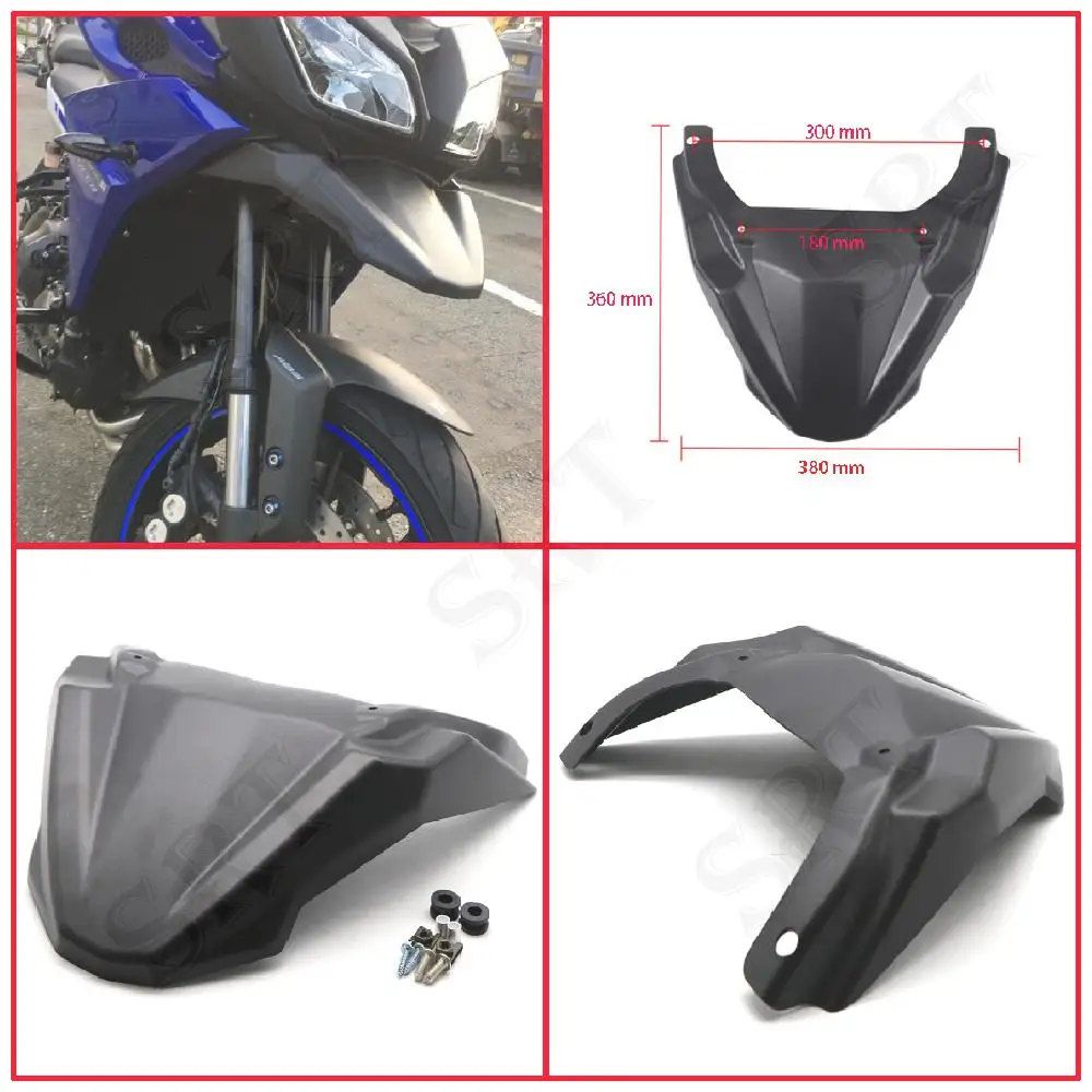 

For Yamaha MT-09 TRACER Motorcycle Accessories Front fairing Fender Beak Extension Cover FJ-09 2015 2016 2017 2018 2019