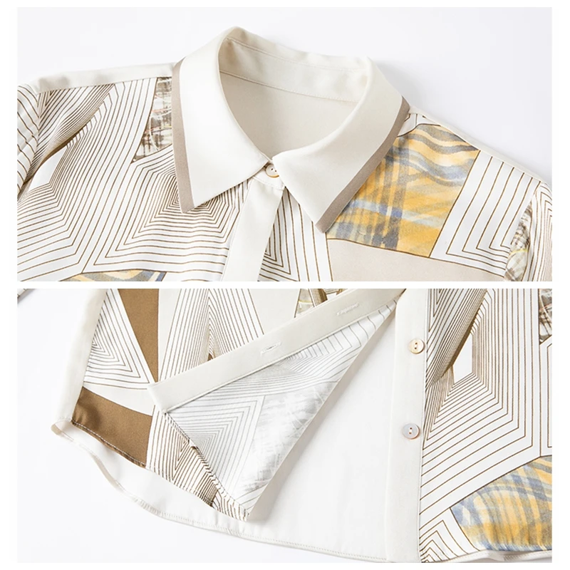 Рисунок 5 - Рубашка Женская атласная с длинным рукавом