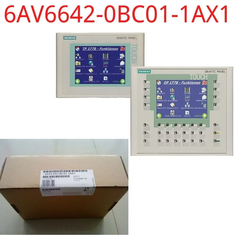 

6AV6642-0BC01-1AX1 Brand New SIMATIC news entry ID: 109486162. SIMATIC TP 177B 6" DP blue mode STN display MPI/PROFIBUS DP