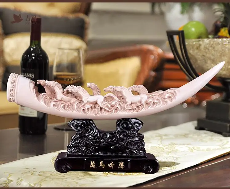 Европейская смола Lucky Lvory скульптура украшения домашний интерьер офисная комната