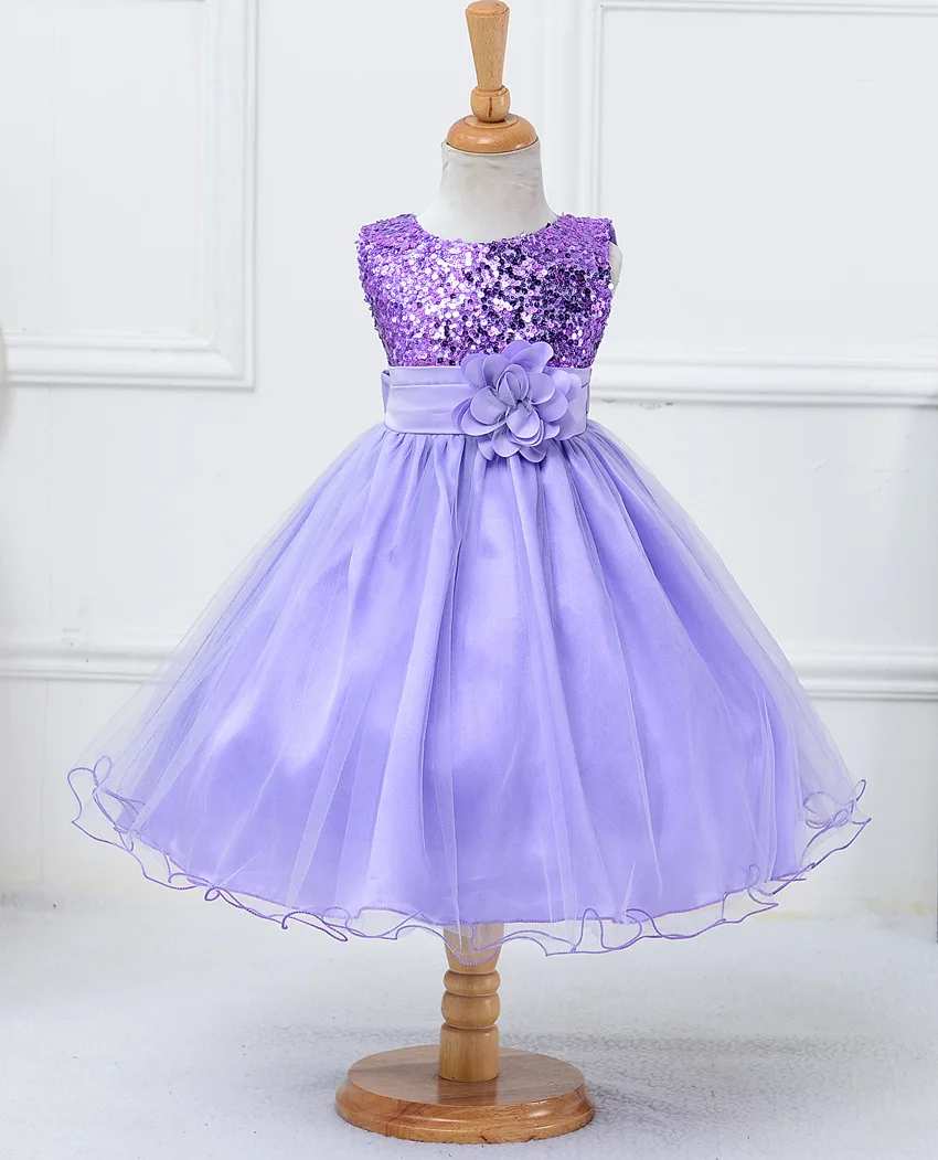 New Children's Dress Girl's Mesh Princess Dress Piano Performance Dress Dress Dress Dress enlarge