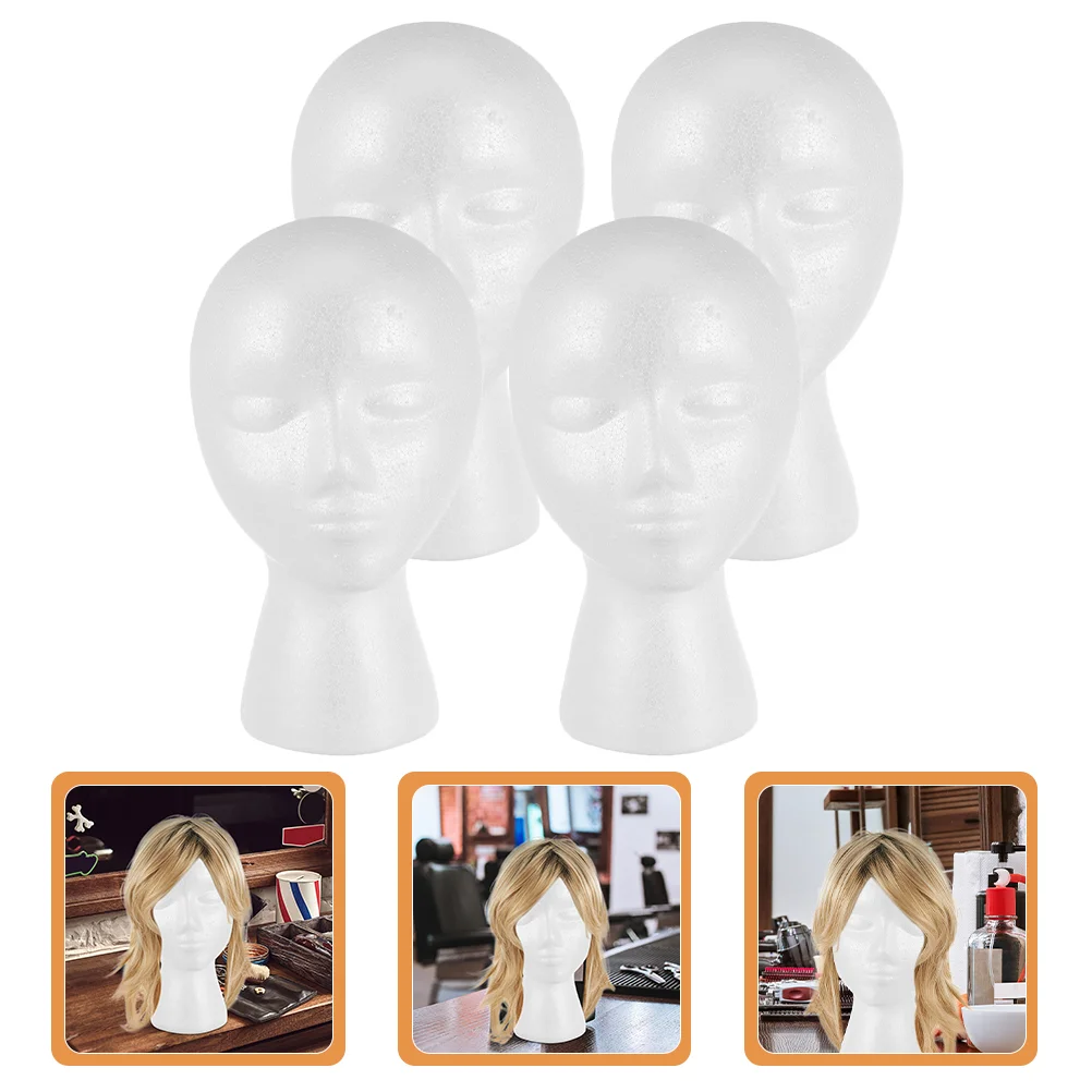 

4 шт. голова манекена, модель головы, головной убор, витрина для салона, магазина