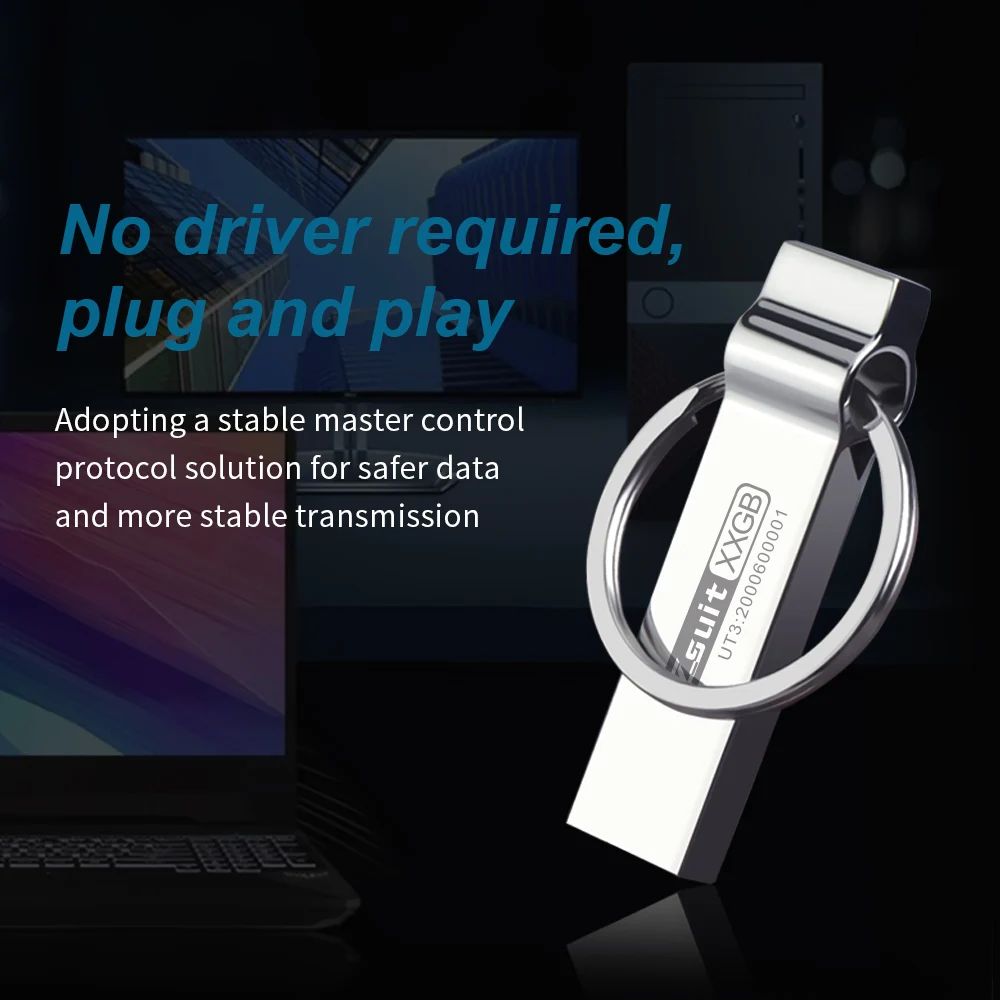 Фото USB-флеш-накопитель в металлическом корпусе, 32-3,0 Гб  флешка usb №3