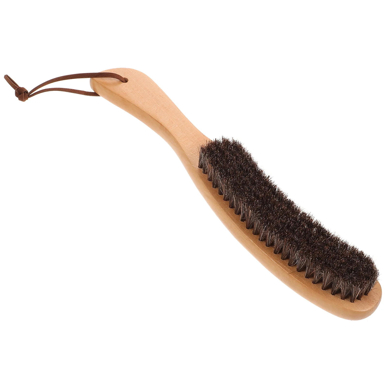 

Horsehair Duster Wooden Handle Brush: Hand Broom Bench Brush for Furniture Clothes Coat Suit Cleaning Car