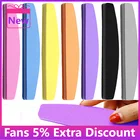 Новинка, буфер для губки для ногтей, 100180 прочные моющиеся блоки для шлифовки и полировки ногтей для УФ-геля, педикюра, маникюра, инструменты для ухода за ногтями