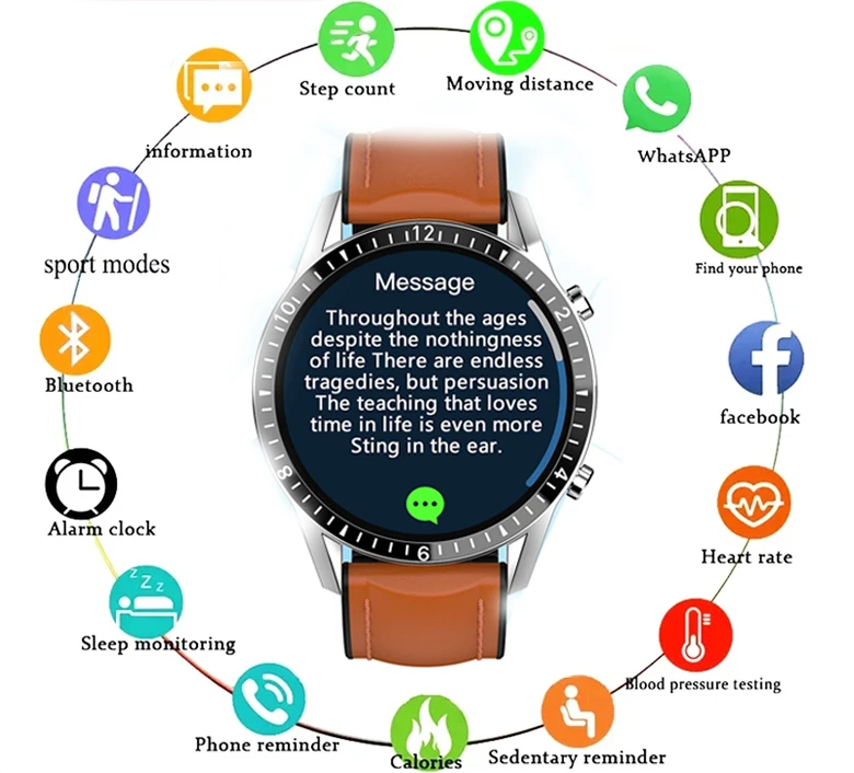

For Apple Huawei Xiaomi I9 Watch Men and Women Sports Waterproof Watch Smart Watch Full Touch Bluetooth Call Smart