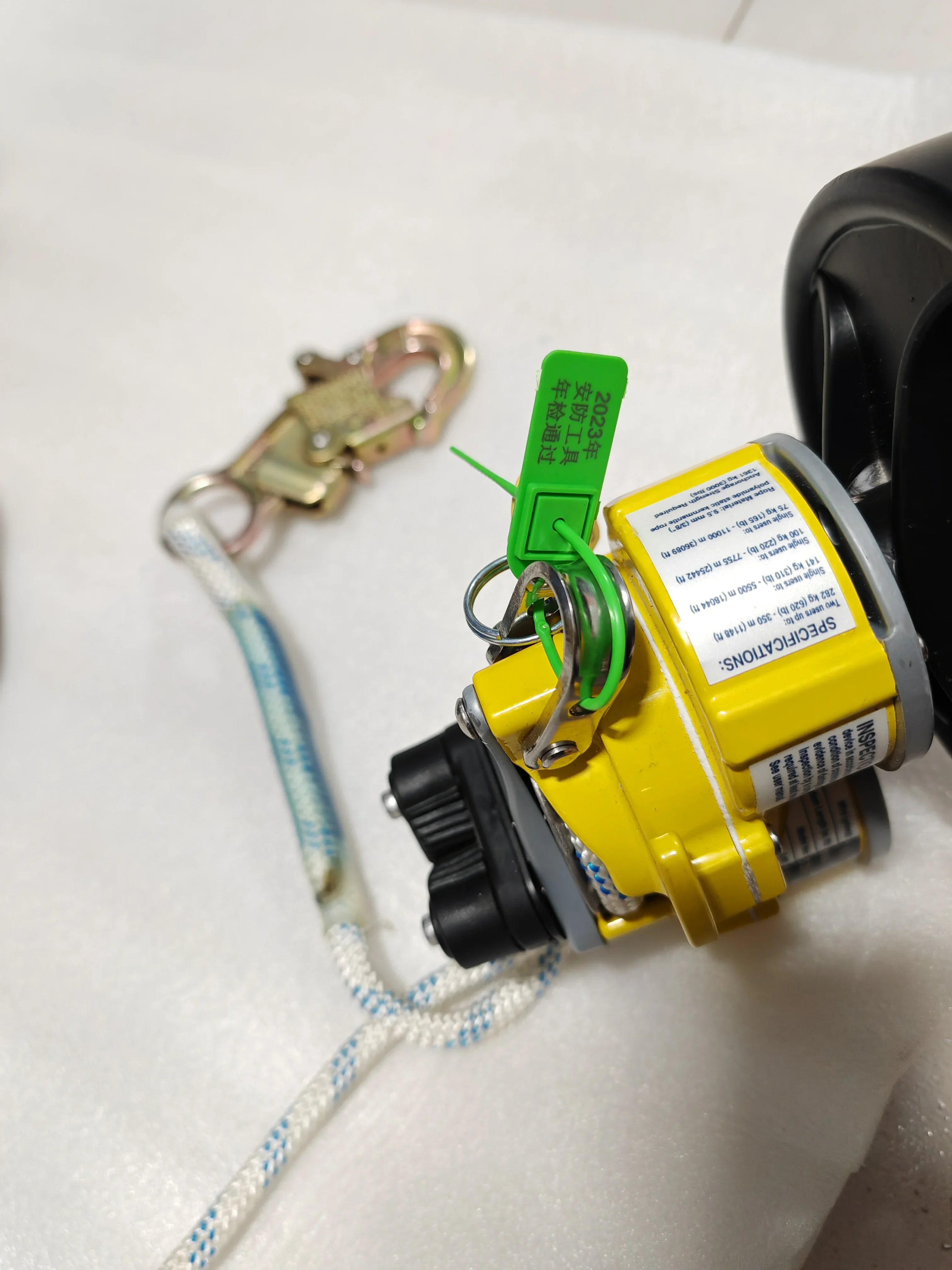 Веревочный гусеничный электродвигатель подъемный шкив 250 кг разрядник от