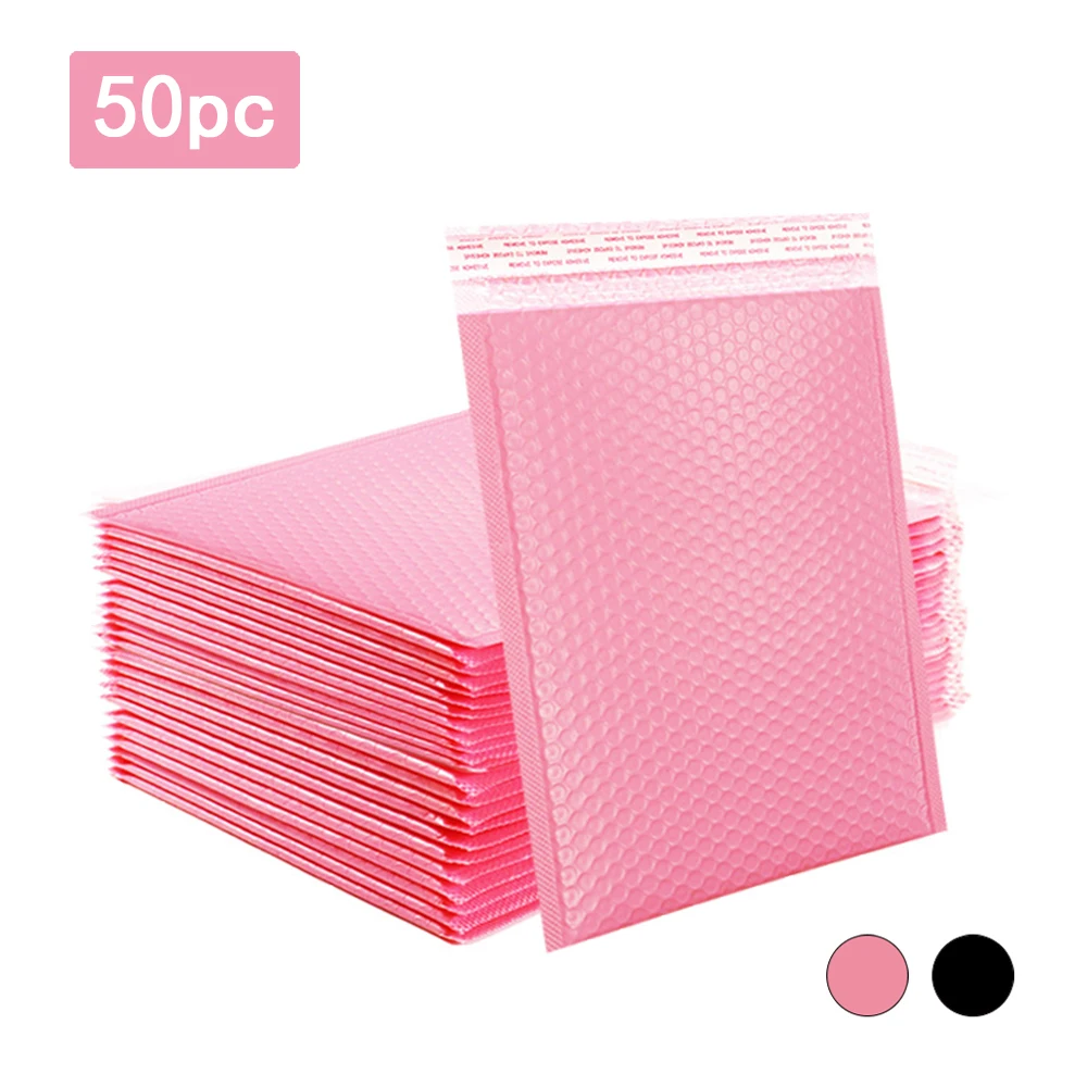 

50PC Poly Bubble Mailer Padded Envelope self seal mailing bag bubble envelope Shipping envelope Postal bag for shipping Black