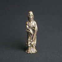 antique brass ruyi guanyin statue desktop ornaments nanhai guanyin bodhisattva worship buddha statue