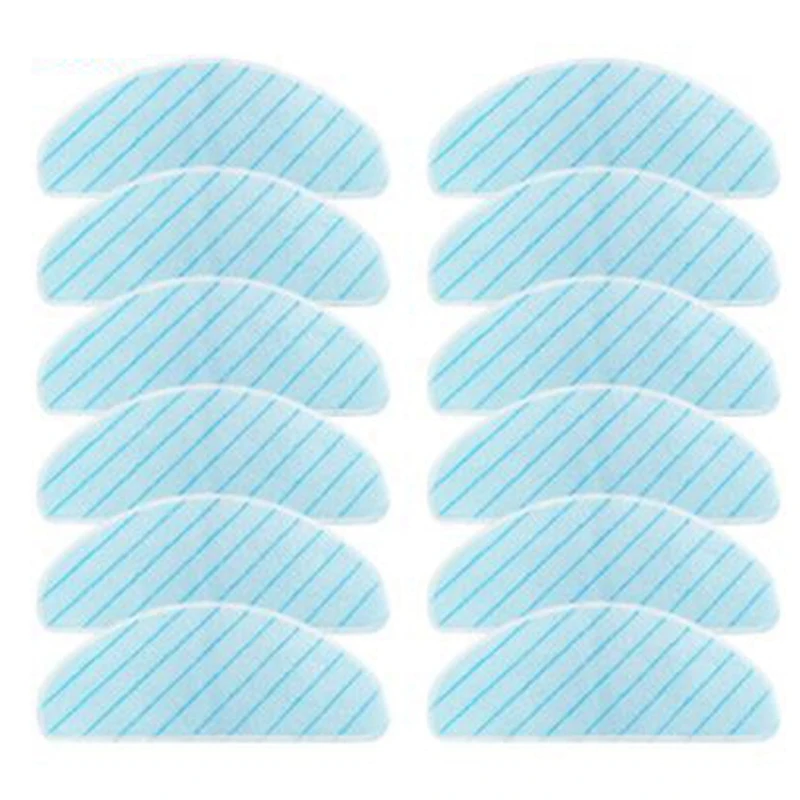 

12PCS For Ecovacs Deebot Ozmo T9 AIVI T9 PRO T9 MAX T9 POWER Vacuum Cleaner Robot Mop Rag Spare Parts Mop Pad