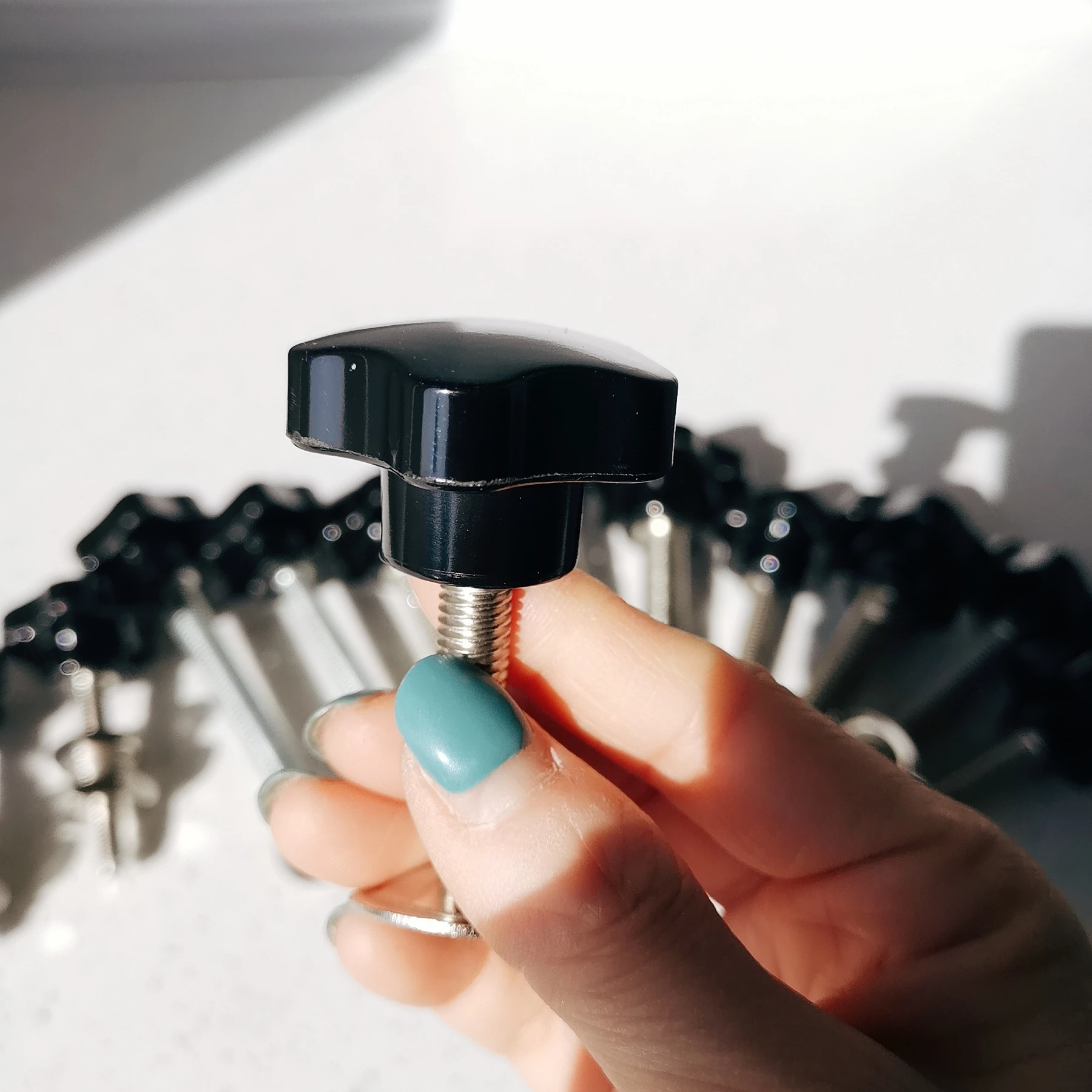 10 шт./упак. Silk стол для трафаретной печати Handle M8 M10 Mesh Frame Clamp Screw с Pad |
