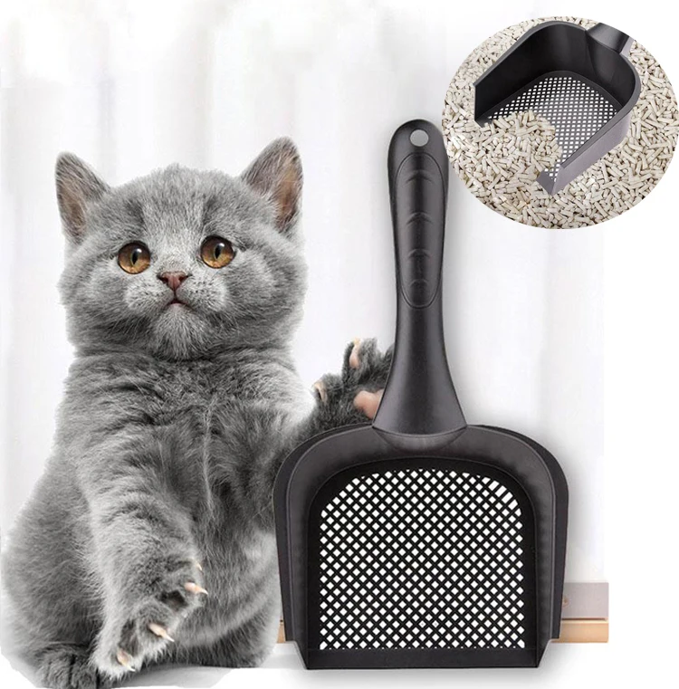 

Песочные лопаты, портативная прочная пластиковая лопатка для чистки кошачьего туалета, товары для домашних животных, большой инструмент