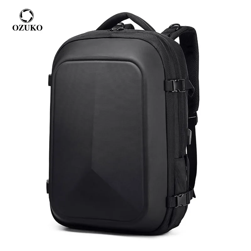 

OZUKO 2023 New Business Laptop Backpack Men's Backpacks Bolsa Mochila USB Charging Multifunctional Waterproof Travel School Bags