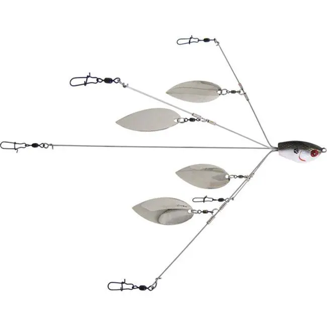 

Yumbrella Ultralight Flash Mob 3 Wire Fishing Spinnerbait Tennessee Shad