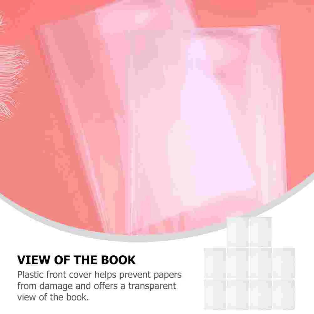 10-листый защитный чехол водонепроницаемая пленка для книг школьных пластиковые