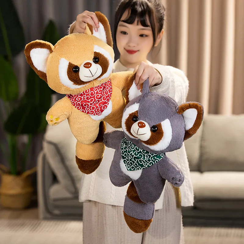 Искусственная кукла игрушки восхитительные украшения для спальни красная панда