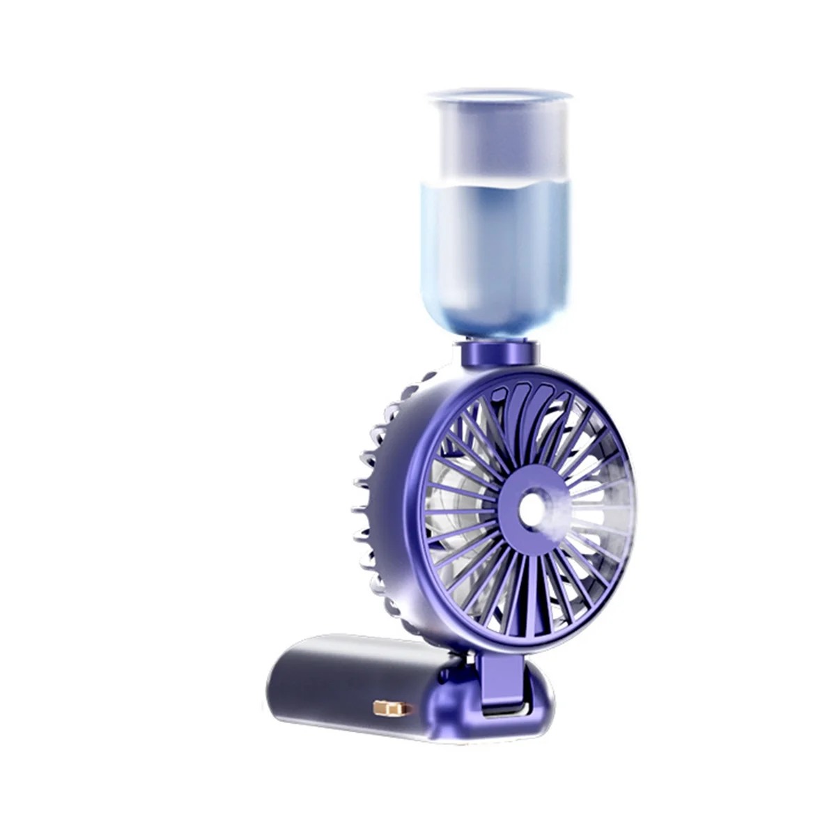 Портативный вентилятор с распылителем и ЖК-дисплеем 5000 мАч