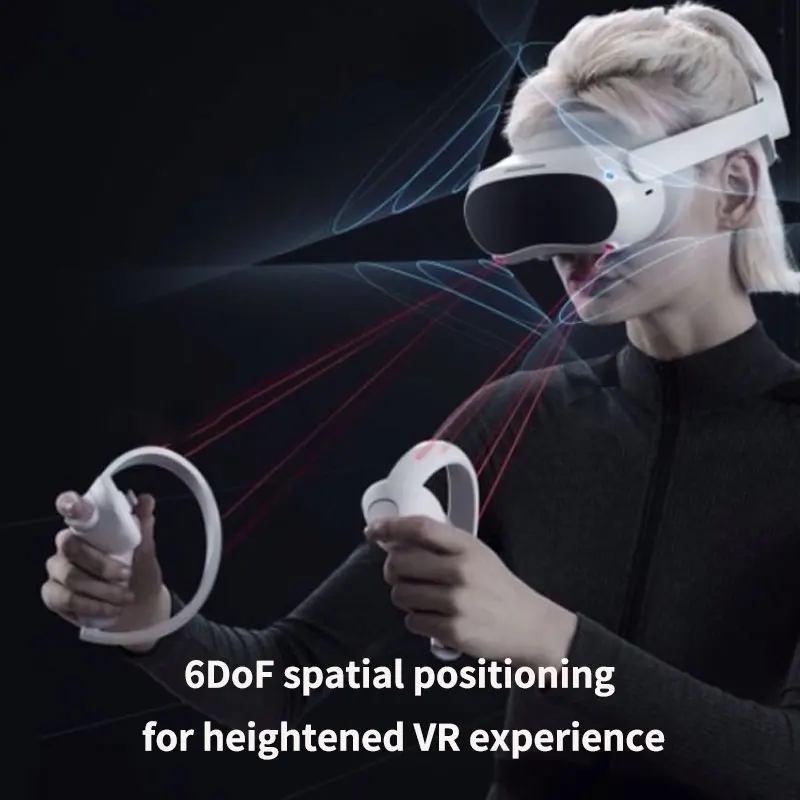 Очки виртуальной реальности Pico 4 для Metaverse и Stream Gaming гарнитура 3D VR с дисплеем 4K +