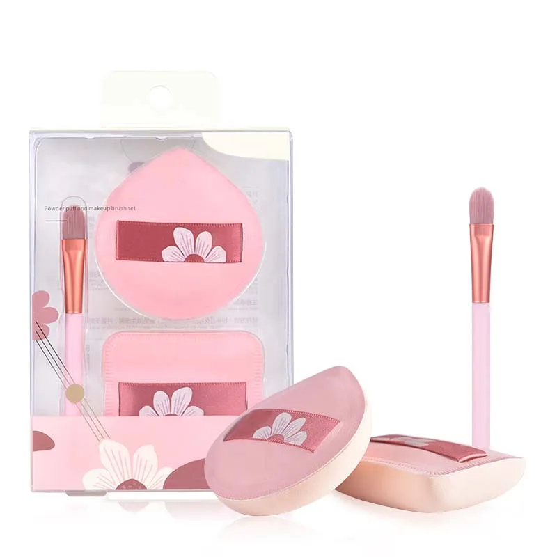 Мягкая пуховая щетка с розовыми сакурами, многофункциональная пуховка для основы для макияжа лица