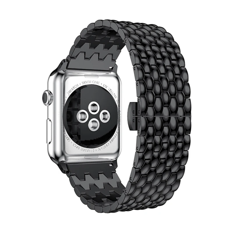 Ремешок из нержавеющей стали для Apple watch band 38 мм 42 металлический спортивный