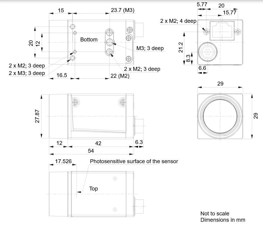 Фото Камера Basler acA1440-73gm/gc GigE с сенсором IMX273 CMOS обеспечивает 73 кадра в секунду при разрешении 1,6 Мп. Камеры с плоскопанельным сканированием. №3