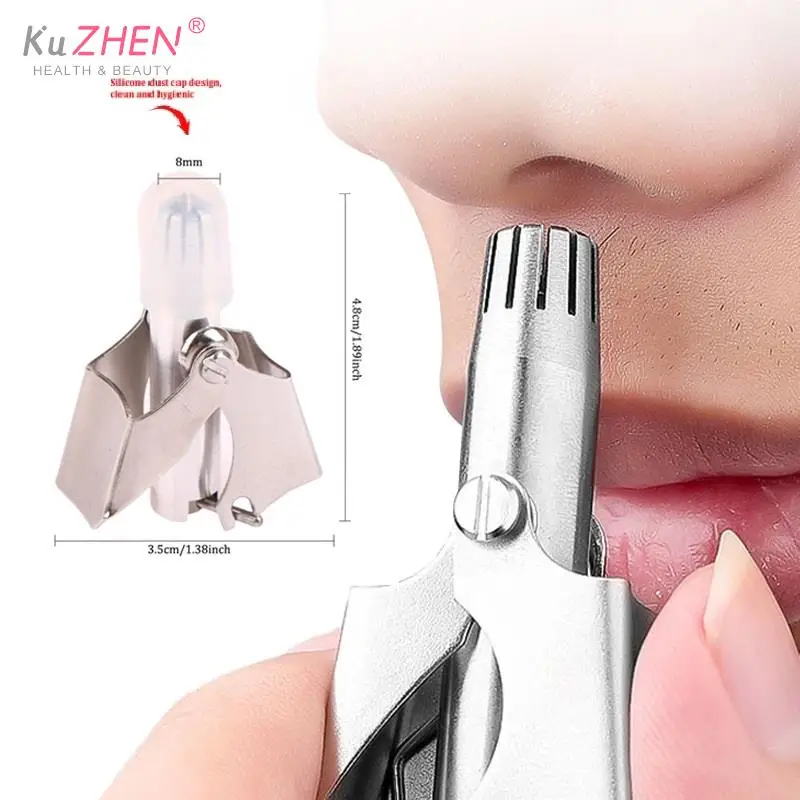Silicone Dust Cap Design Clean And Hygienic Nose Hair Trimme