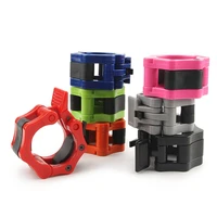 50mm spinlock collars barbell collar lock dumbell clips barbell clamps weight lifting bar gym dumbbell fitness body building 2pc