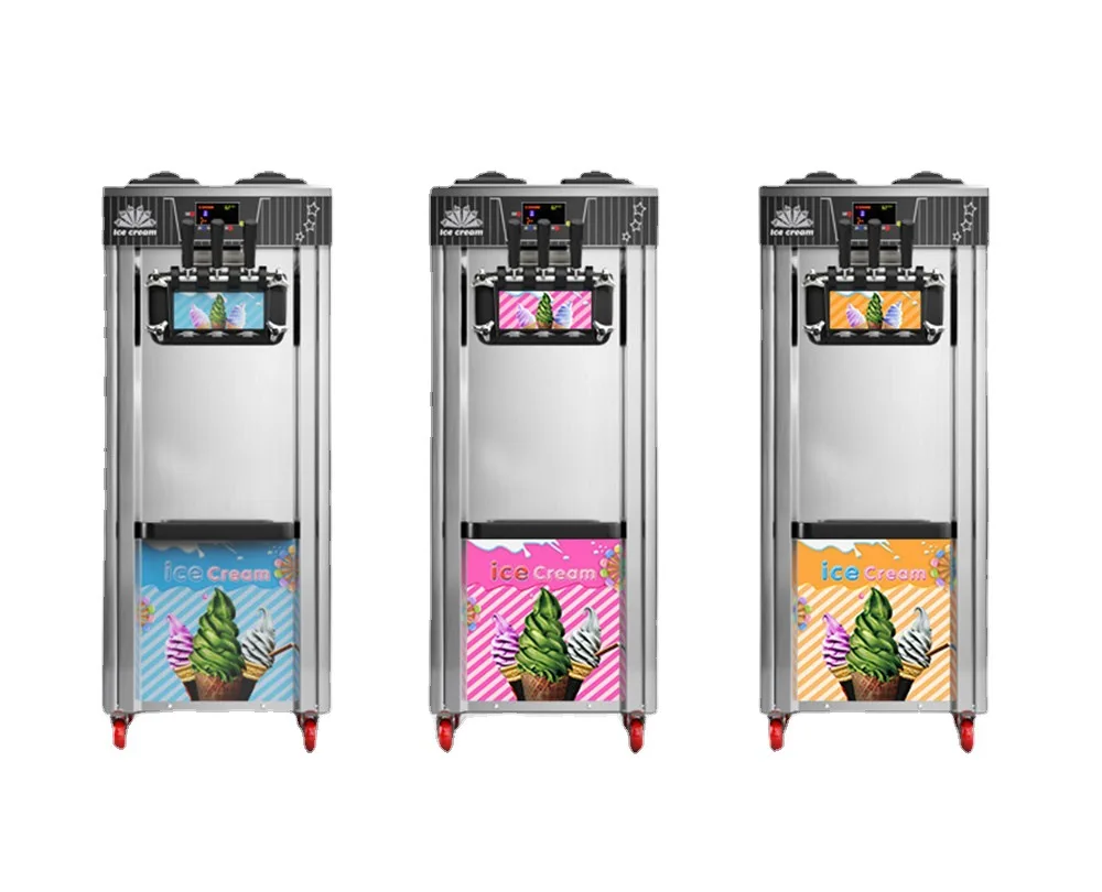 

Commercial Soft Serve Ice Cream Maker Small Vertical Cone Ice Cream Machine CE Soft Ice Cream Machine Sweet Cone
