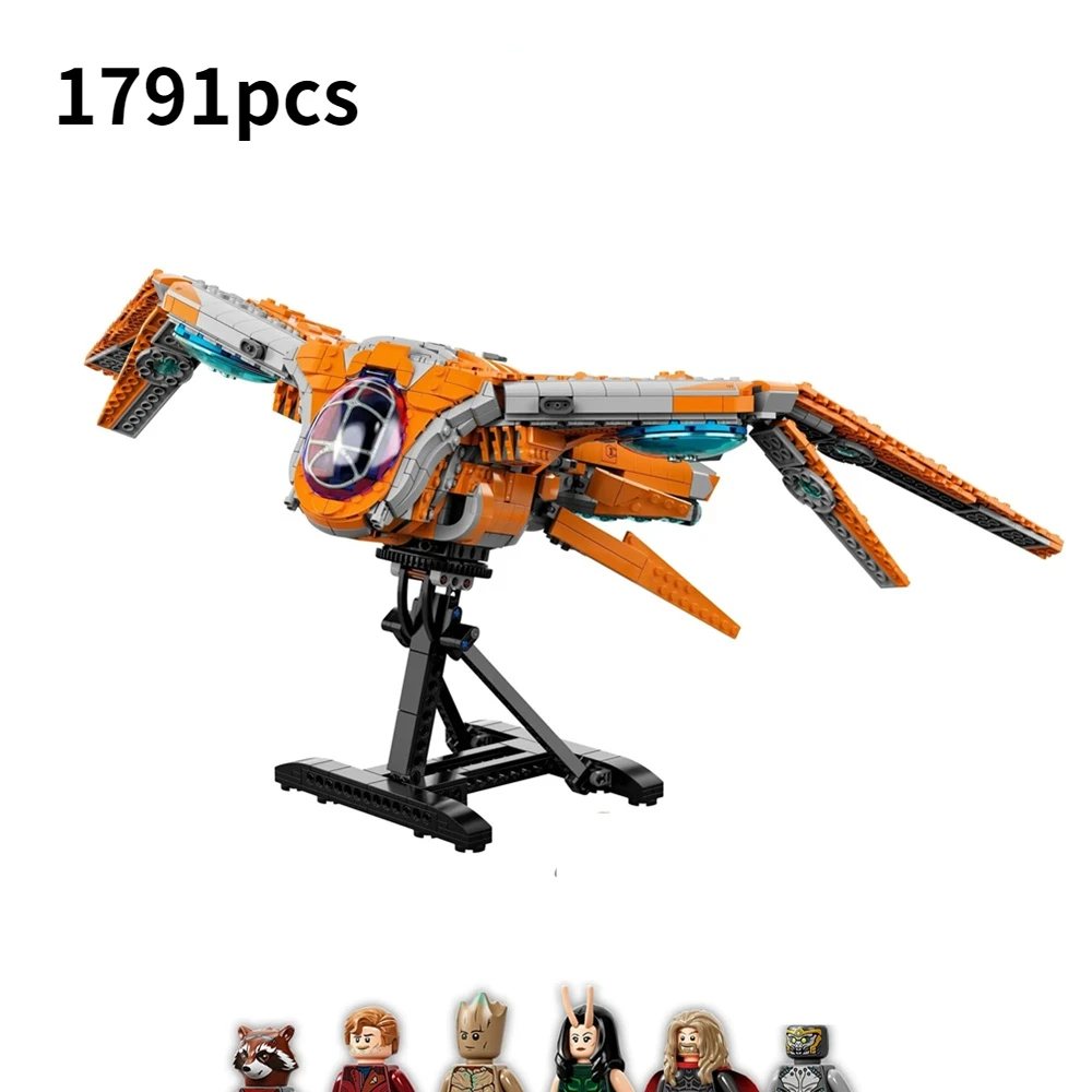 

Fit Disney Marvel Avengers Guardians of The Galaxy Ship Thor Jet Spaceship Plane Toy Figures 76193 Building Block Brick Kid Gift