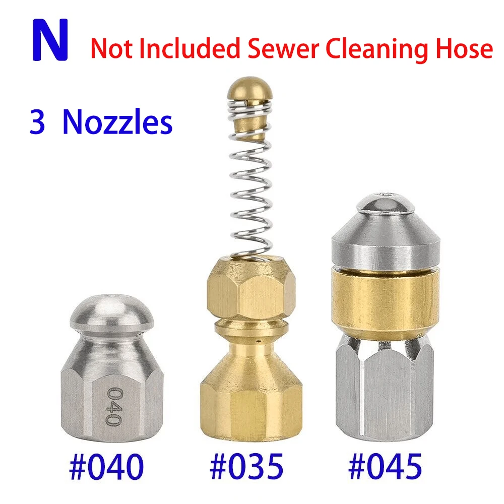 

20 м шланг для очистки канализационной дрены, шнур для очистки канализационной трубы, насадка для шнура для мойки высокого давления Karcher Bosch