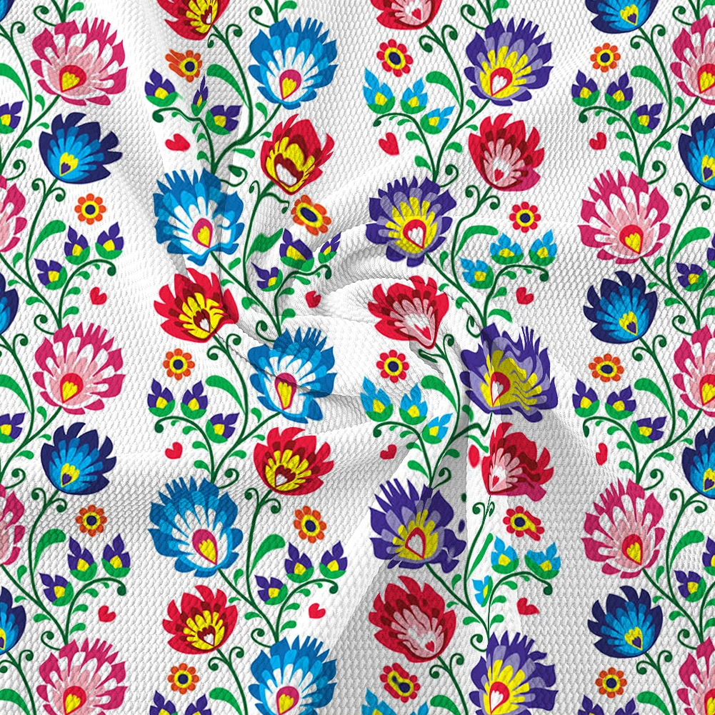 

50*145cm Mexican Party Print Bullet Strech Cotton Fabric for DIY Home Tex Bags Handmade Materials